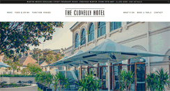 Desktop Screenshot of clovellyhotel.com.au